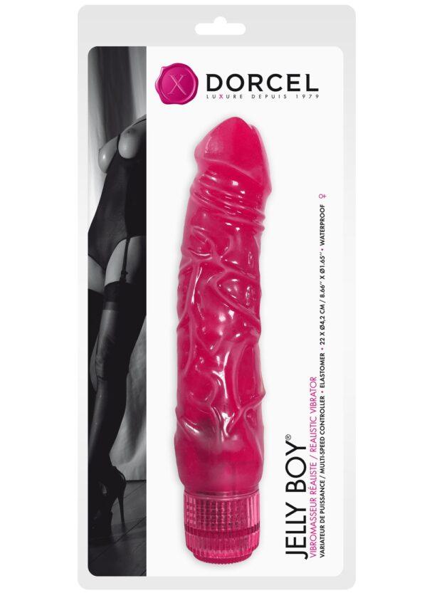 Vibromasseur Jelly Boy - Rose – Image 3