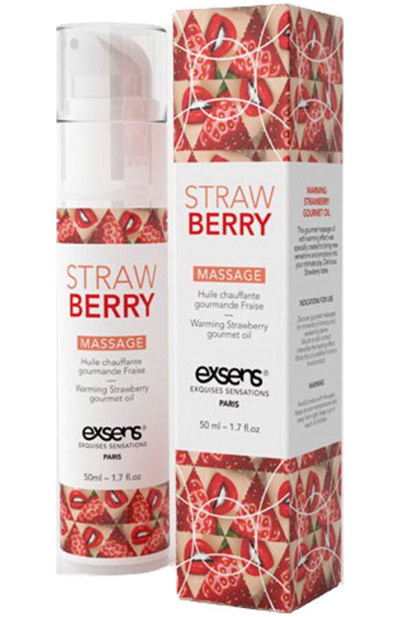 Huile chauffante Gourmande Fraise 50ml