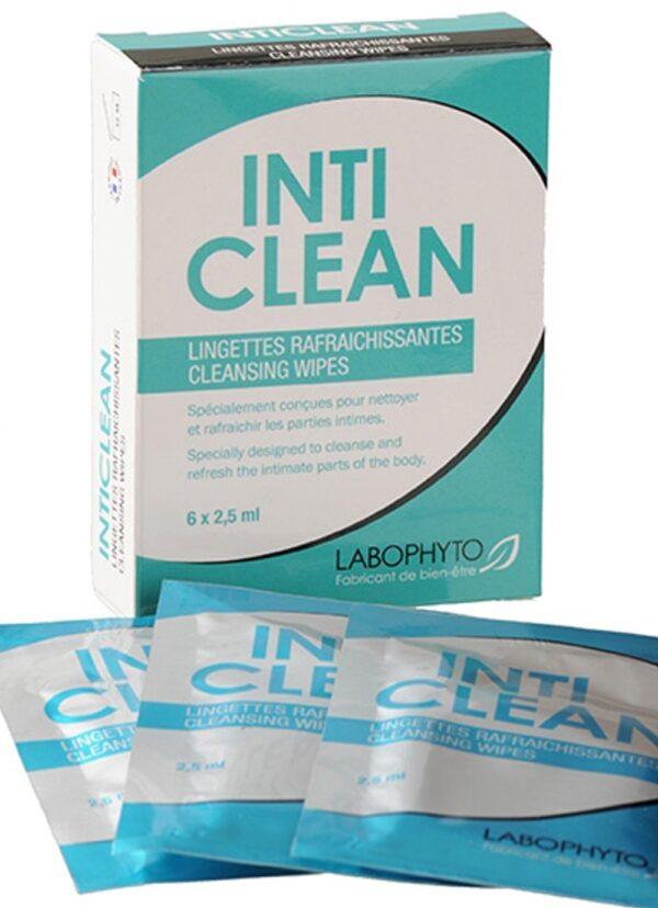 6 lingettes nettoyantes IntiClean