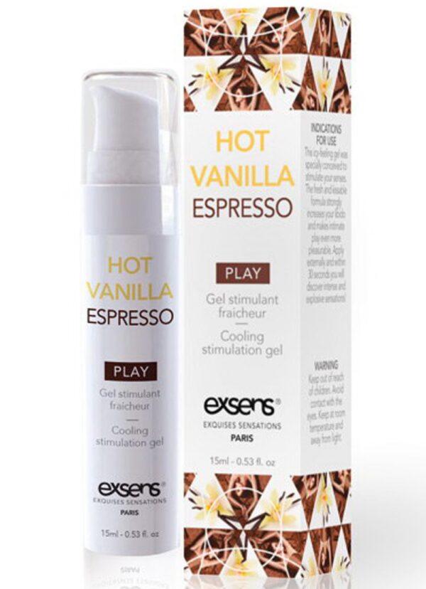 Gel stimulant fraîcheur Vanille Café - 15 ml