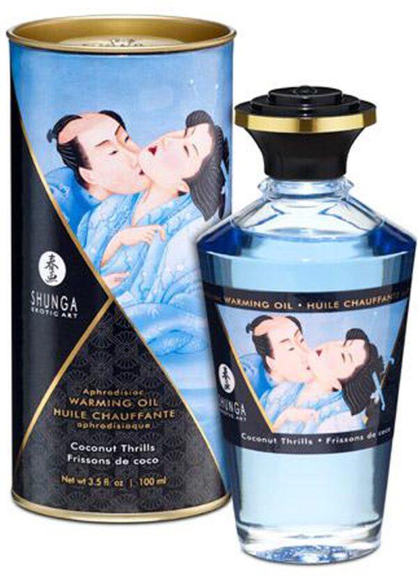Huile chauffante aphrodisiaque - Frissons de coco 100ml – Image 3