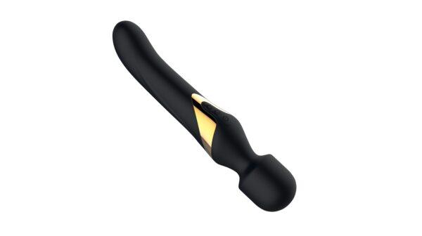 Stimulateur vibromasseur Dual Orgasms - Noir et Or – Image 3