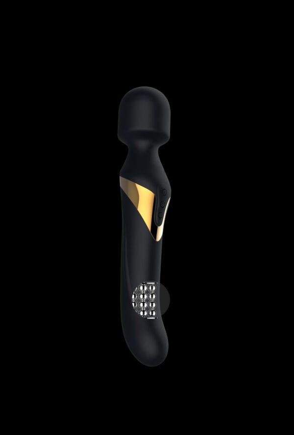 Stimulateur vibromasseur Dual Orgasms - Noir et Or – Image 4