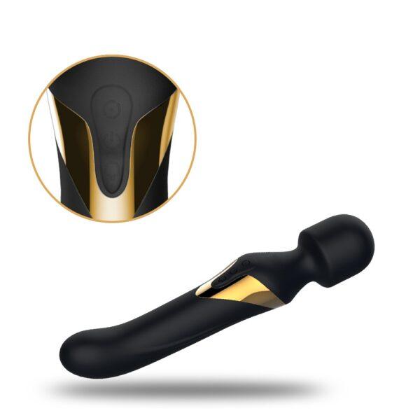 Stimulateur vibromasseur Dual Orgasms - Noir et Or – Image 7