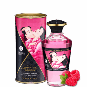 Huile chauffante aphrodisiaque - Framboise 100ml