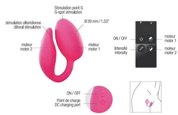 Wonderlove - Jouet pour couple télécommandé – Image 8