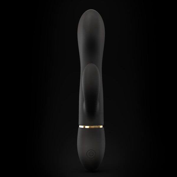 Vibromasseur Dorcel Glam Rabbit 21.8 cm - Noir et Or – Image 6