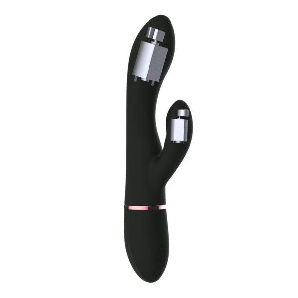 Vibromasseur Dorcel Glam Rabbit 21.8 cm - Noir et Or – Image 9