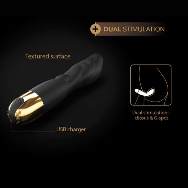 Vibromasseur Dorcel Flexi et Joy - Noir et Or – Image 8