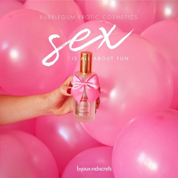 Gel 2 en 1 Intime et massage silicone - Bubble gum - 100 ml – Image 3