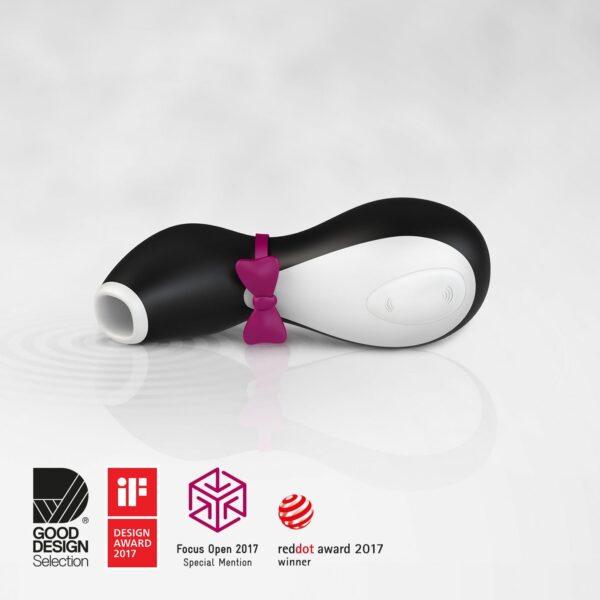Penguin Nouvelle Génération - Noir et Blanc Stimulateur Satisfyer Pro – Image 5