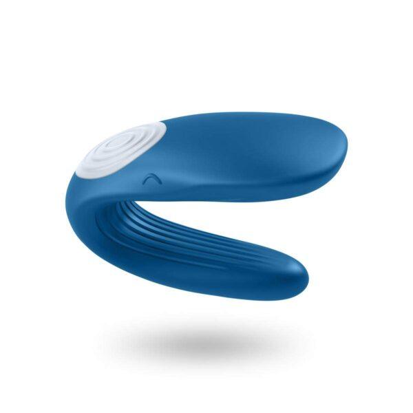 Double Whale - Bleu Stimulateur pour couple Satisfyer
