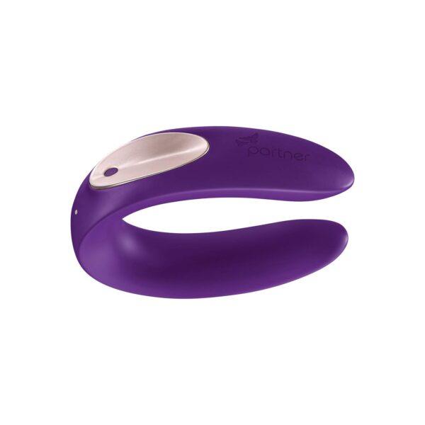 Double Plus Remote - Violet Stimulateur pour couple Satisfyer – Image 4