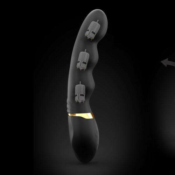 Vibromasseur Dorcel Too Much 2.0 - Noir et Or – Image 11