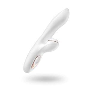 Pro G-Spot Rabbit - Blanc et Or rose Stimulateur vibromasseur Satisfyer