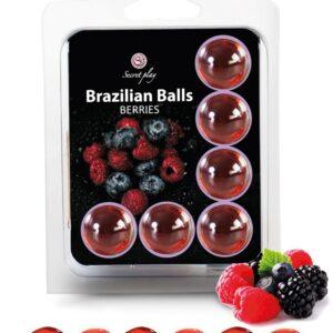 6 Brazilian Balls "Fruits des bois" 3386-5