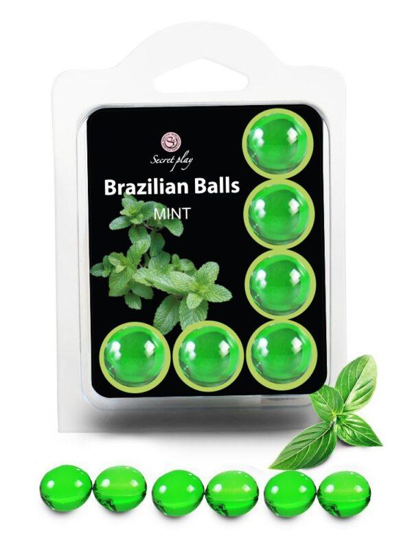 6 Brazilian Balls "Menthe" 3386-8