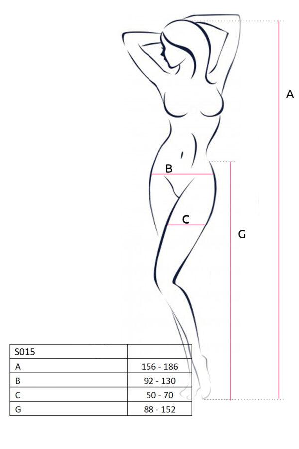 S015B Collants ouverts - Noir – Image 3
