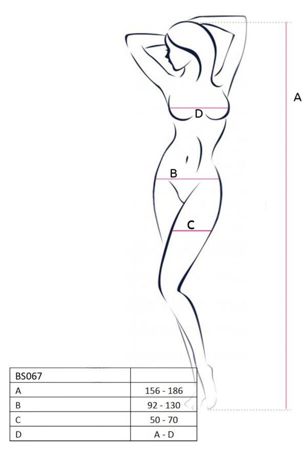 BS067R Bodystocking - Rouge – Image 3