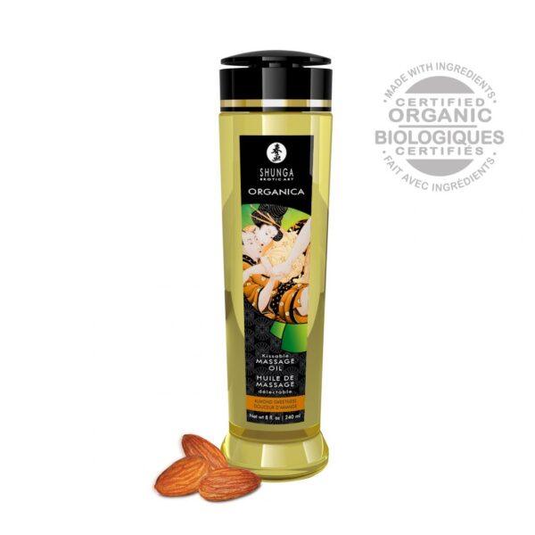Huile de massage organique - Douceur d'amande - 240 ml – Image 3