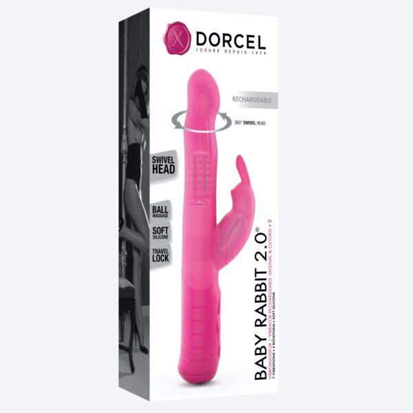 Vibromasseur Dorcel Baby Rabbit 21 cm 2.0 - Rose – Image 9