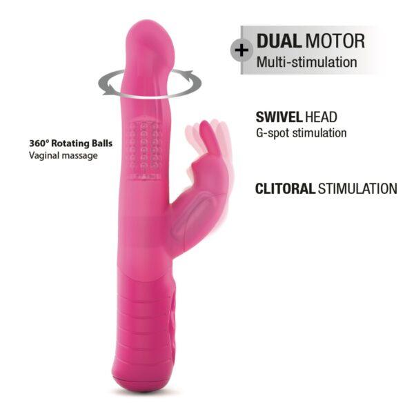 Vibromasseur Dorcel Baby Rabbit 21 cm 2.0 - Rose – Image 5