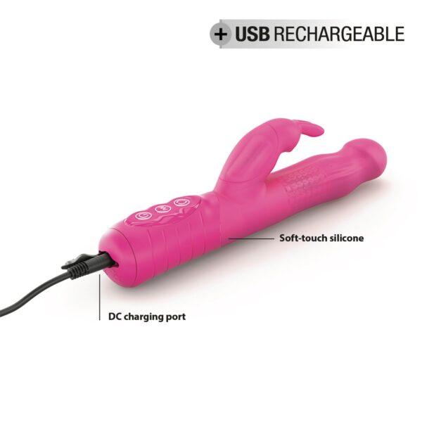 Vibromasseur Dorcel Baby Rabbit 21 cm 2.0 - Rose – Image 7