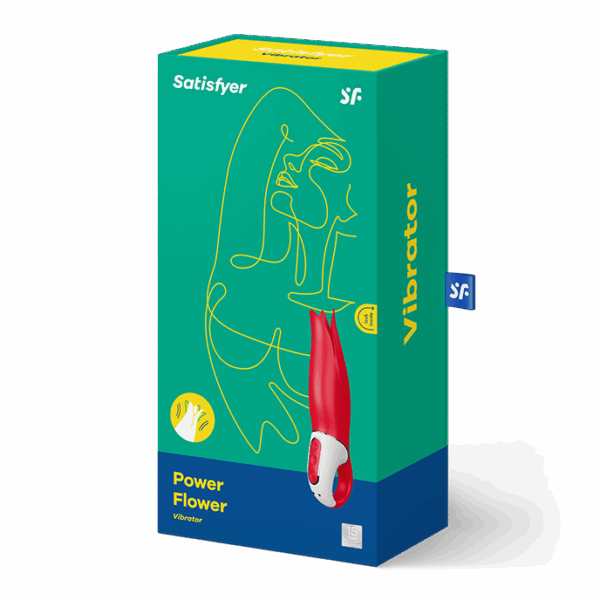 Vibromasseur Satisfyer Vibes Power Flower - Rouge – Image 6