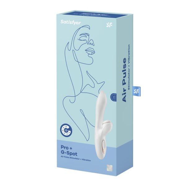 Pro G-Spot Rabbit - Blanc et Or rose Stimulateur vibromasseur Satisfyer – Image 7