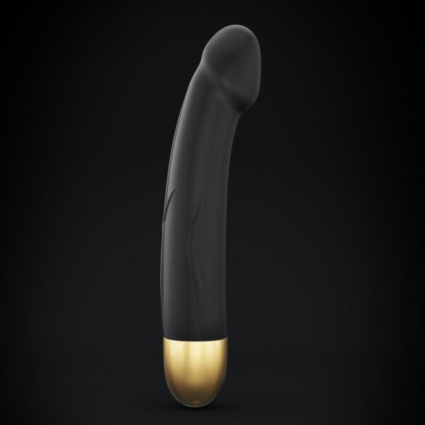 Vibromasseur Real Vibration M 22 cm 2.0 - Noir et Or – Image 5