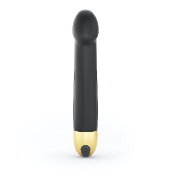 Vibromasseur Real Vibration M 22 cm 2.0 - Noir et Or – Image 3
