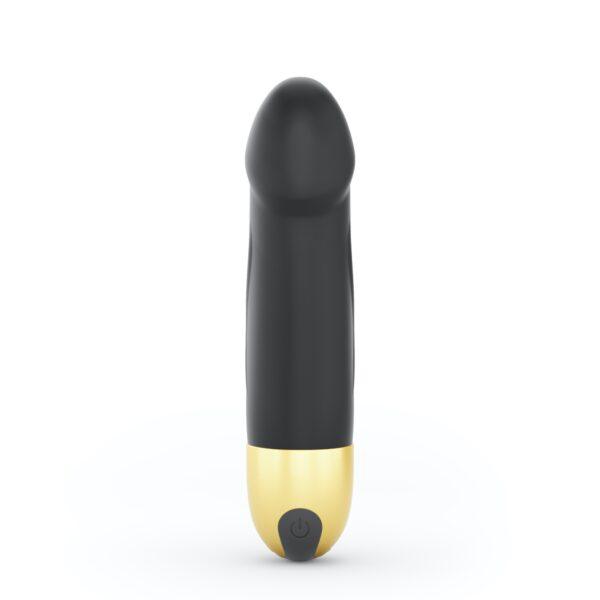 Vibromasseur Real Vibration S 16 cm 2.0 - Noir et Or – Image 3