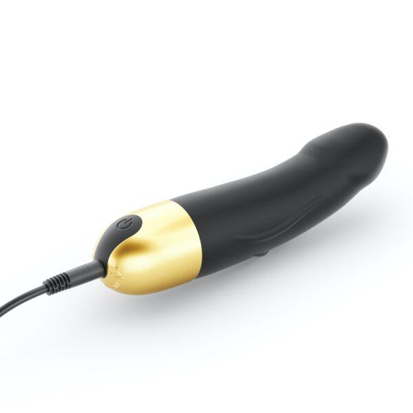 Vibromasseur Real Vibration S 16 cm 2.0 - Noir et Or – Image 4