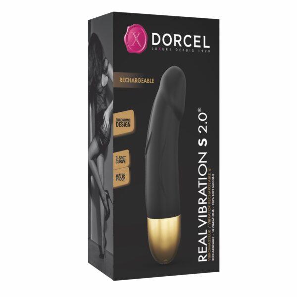 Vibromasseur Real Vibration S 16 cm 2.0 - Noir et Or – Image 8