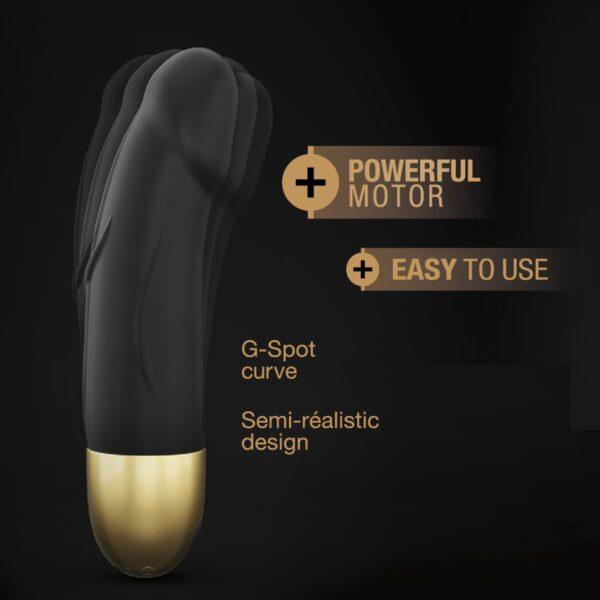 Vibromasseur Real Vibration S 16 cm 2.0 - Noir et Or – Image 10
