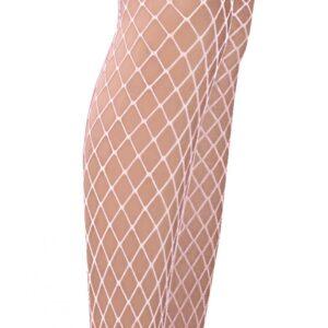 TI019 Collants Résille - Blanc