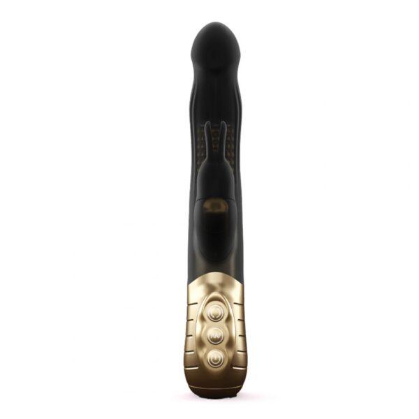Vibromasseur Dorcel Baby Rabbit 21 cm 2.0 - Noir et Or – Image 3