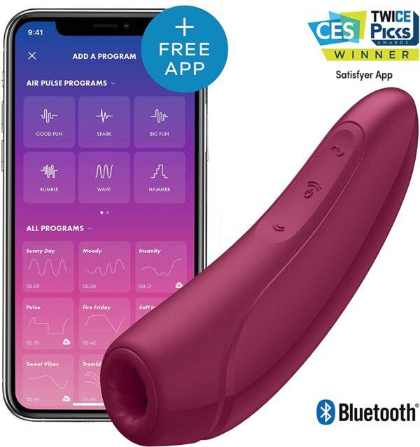 Curvy 1+ - Bordeaux Stimulateur connecté Satisfyer