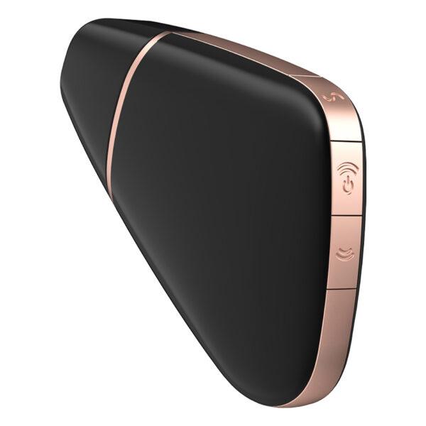 Love Triangle - Noir et Or Stimulateur connecté Satisfyer – Image 5