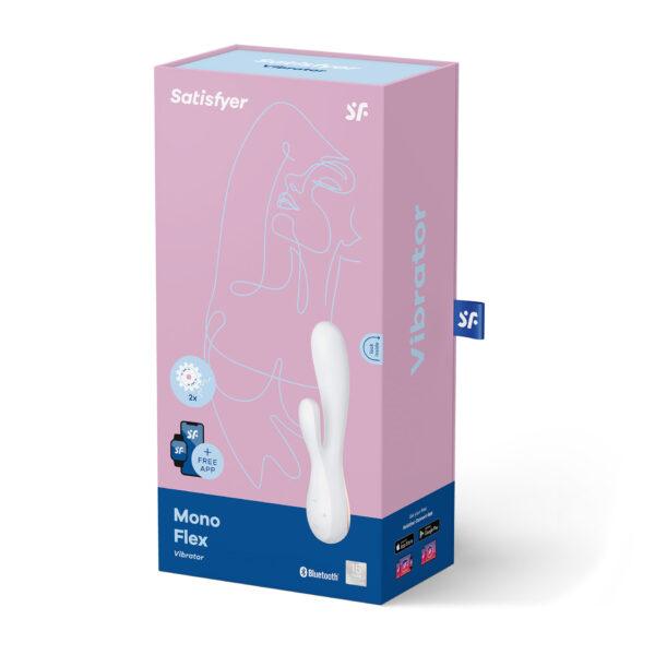 Vibromasseur connecté Satisfyer Mono Flex - Blanc – Image 5