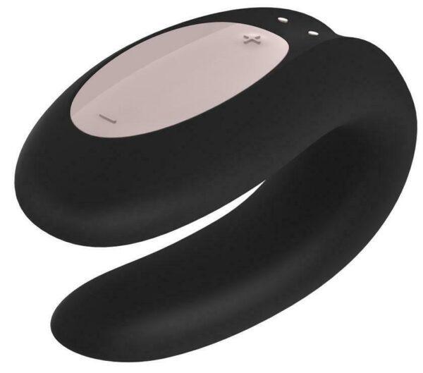 Double Joy - Noir Stimulateur connecté pour couple Satisfyer – Image 5