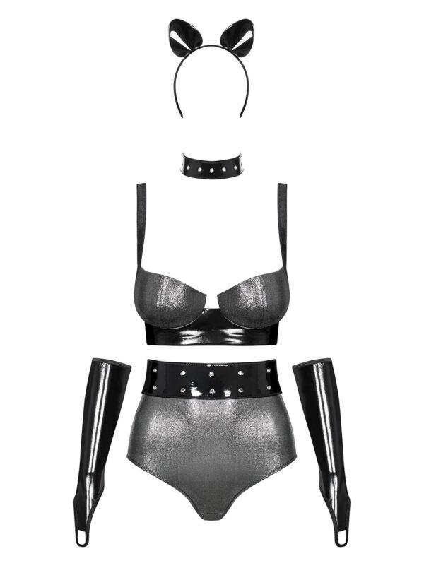 Silveria Ensemble 6 pcs - Argent et Noir – Image 7