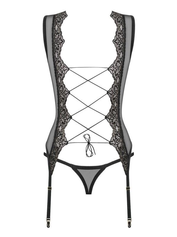 Meshlove Guêpière - Noir – Image 6