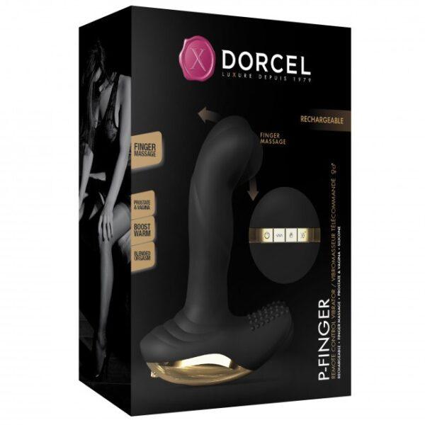 Vibromasseur Dorcel P-Finger - Noir et Or – Image 6