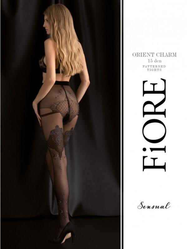 Orient charm Collants 15 DEN - Noir – Image 3