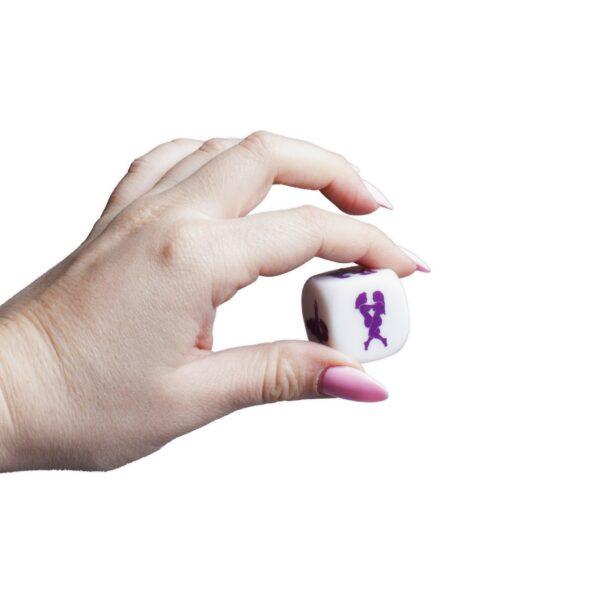 Dé Kamasutra Lesbien - Blanc et violet – Image 3