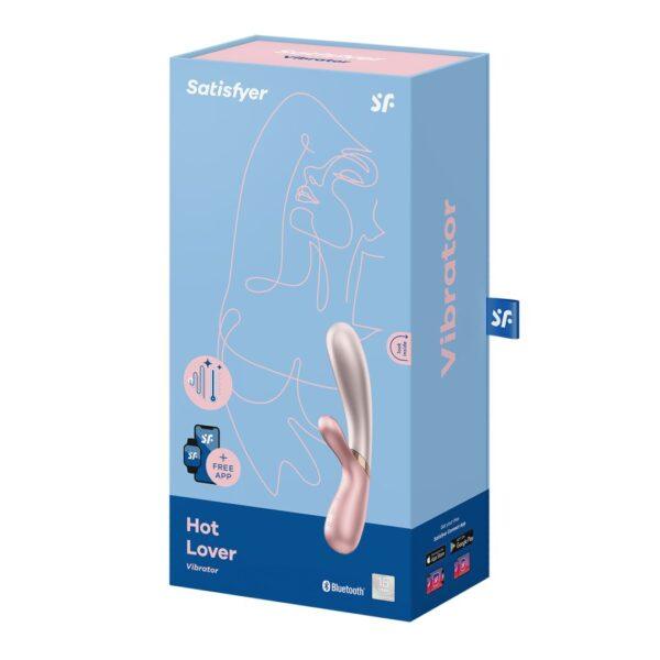 Hot Lover pink Vibromasseur rabbit chauffant Satisfyer – Image 7