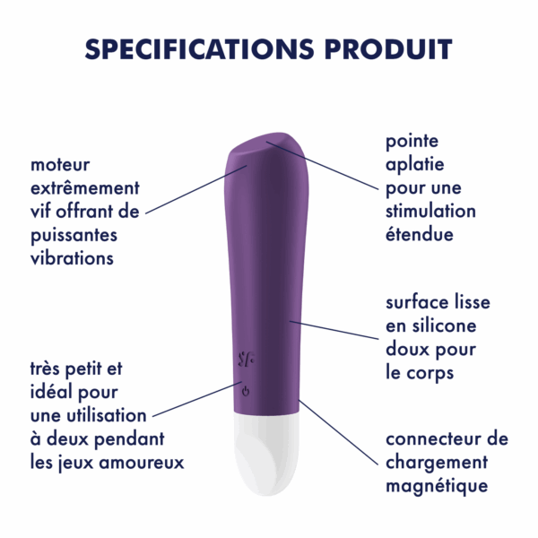 Ultra Power Bullet 2 - Violet Vibromasseur  Satisfyer – Image 9