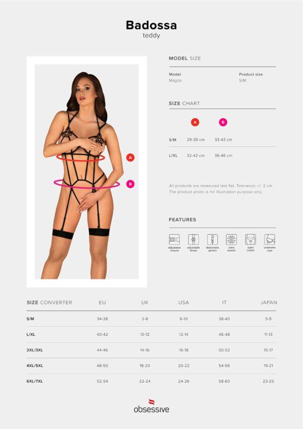Badossa Body ouvert - Noir – Image 10