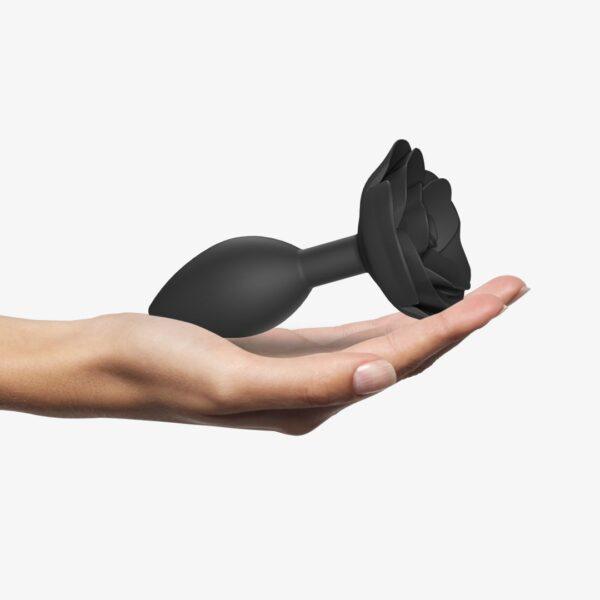 Plug Open Roses L - Black Onyx – Image 4